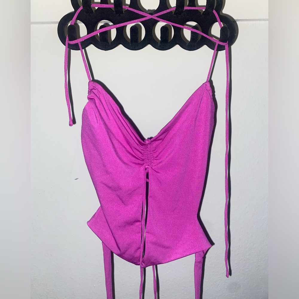 Pink Crop top from Garage. Size S